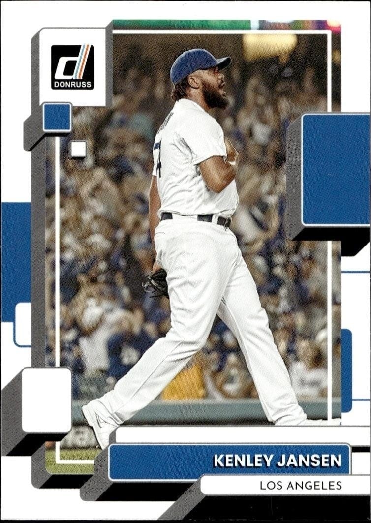 Kenley Jansen 2022 Panini Donruss #145 Baseball Trading Card - Front 2022 Panini Donruss Kenley Jansen #145 baseball trading card front