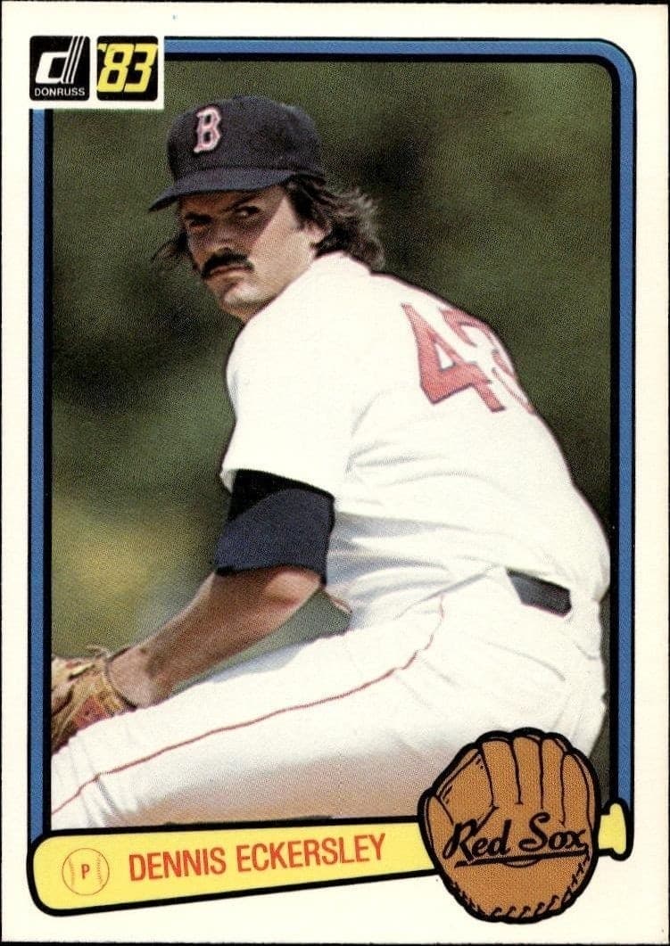 1983 Donruss Dennis Eckersley #487 trading card