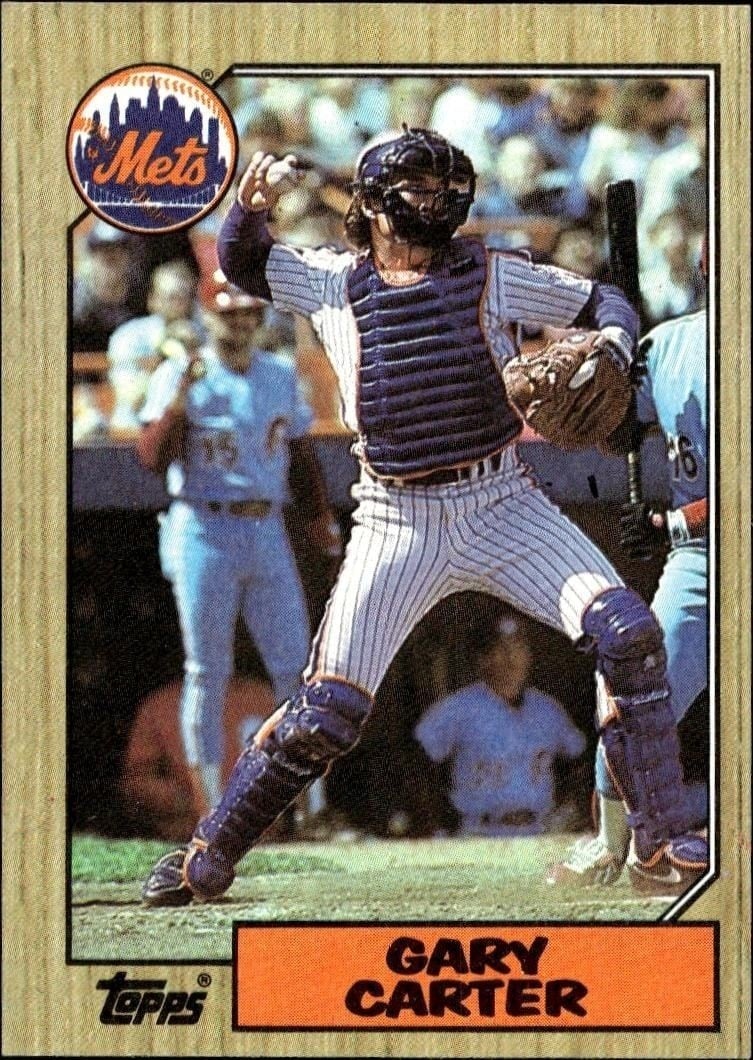 Gary Carter 2015 Topps #20 Baseball Trading Card - Front 2015 Topps Gary Carter #20 baseball trading card front