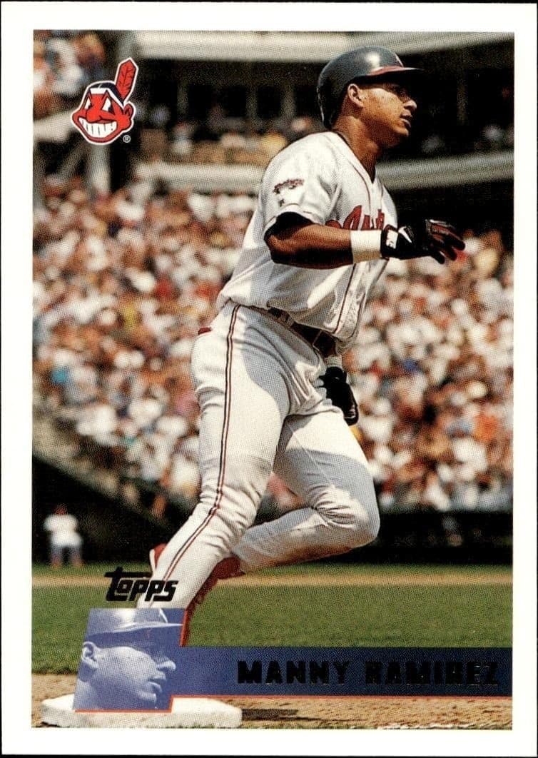 1996 Topps Series 2 Manny Ramirez #400 trading card
