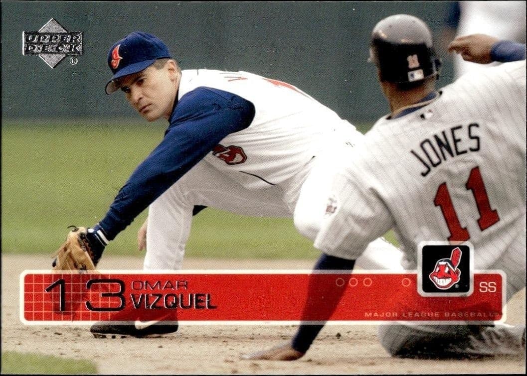2003 Upper-Deck Omar Vizquel #61 trading card