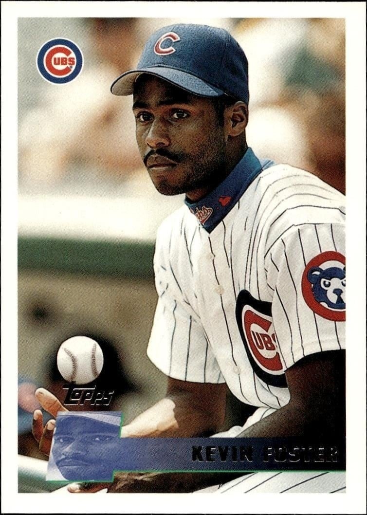 Kevin Foster 1996 Topps #62 Baseball Trading Card - Front 1996 Topps Kevin Foster #62 baseball trading card front