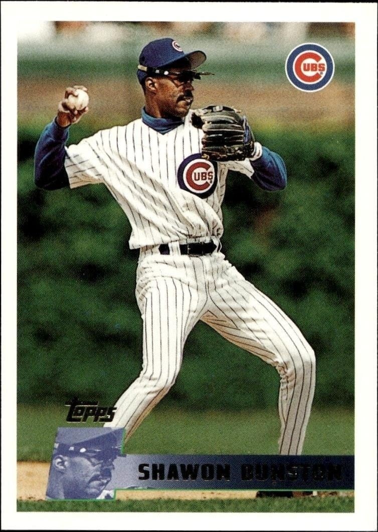 Shawon Dunston 1996 Topps Series 2 #399 Baseball Trading Card - Front 1996 Topps Series 2 Shawon Dunston #399 baseball trading card front