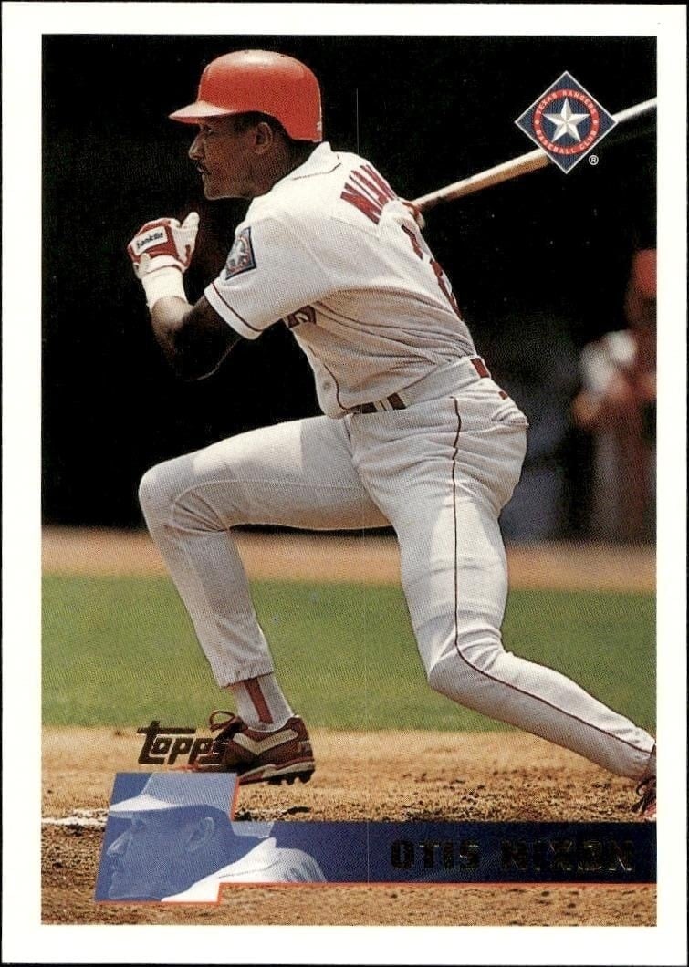 Otis Nixon 1996 Topps #178 Baseball Trading Card - Front 1996 Topps Otis Nixon #178 baseball trading card front