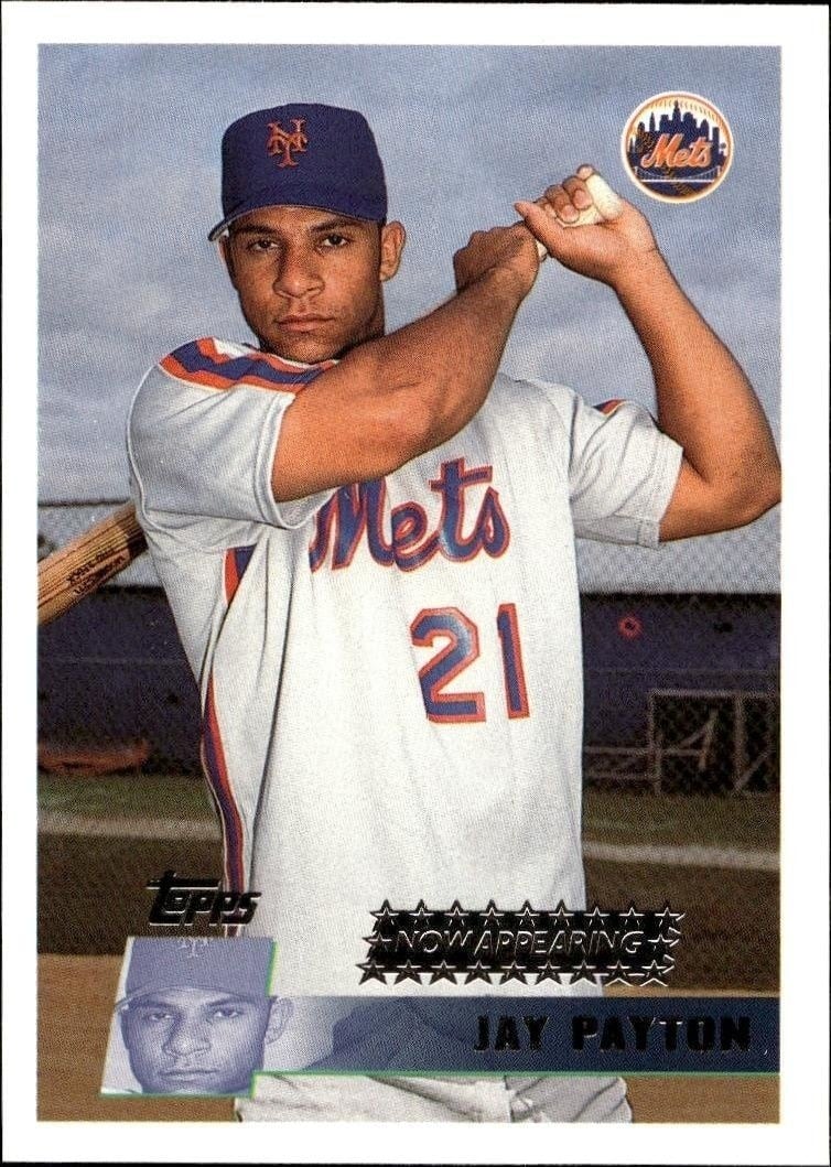 Jay Payton 1996 Topps Series 2 #350 Baseball Trading Card - Front 1996 Topps Series 2 Jay Payton #350 baseball trading card front