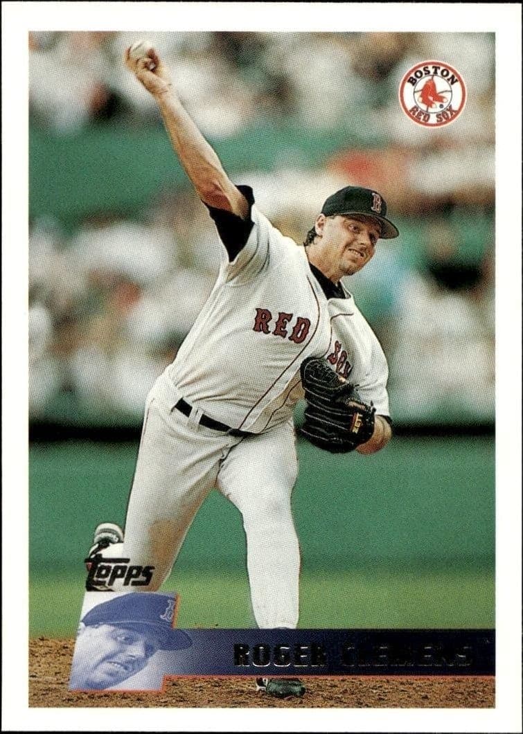 1996 Topps Series 1 Roger Clemens #197 trading card
