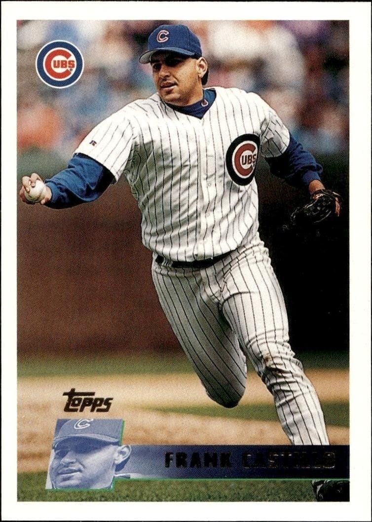 Frank Castillo 1996 Topps #146 Baseball Trading Card - Front 1996 Topps Frank Castillo #146 baseball trading card front