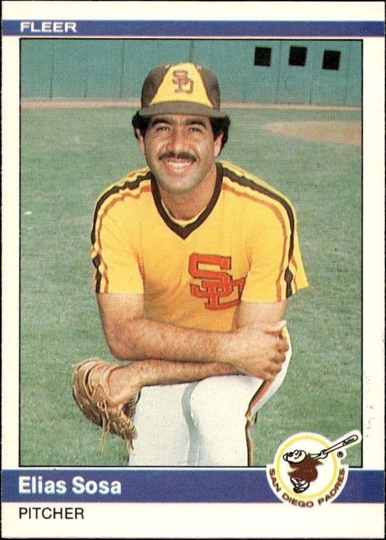 1984 Fleer Elias Sosa #313 trading card