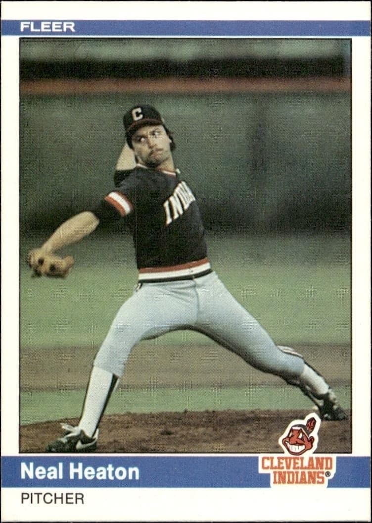 1984 Fleer Neal Heaton #546 trading card