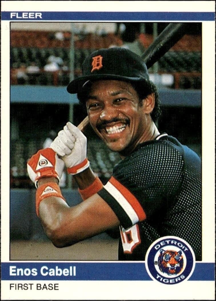1984 Fleer Enos Cabell #79 trading card