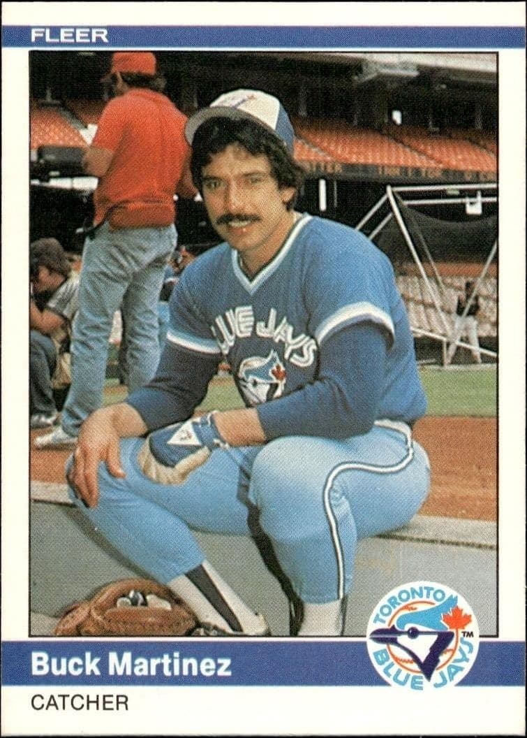 1984 Fleer Buck Martinez #161 trading card