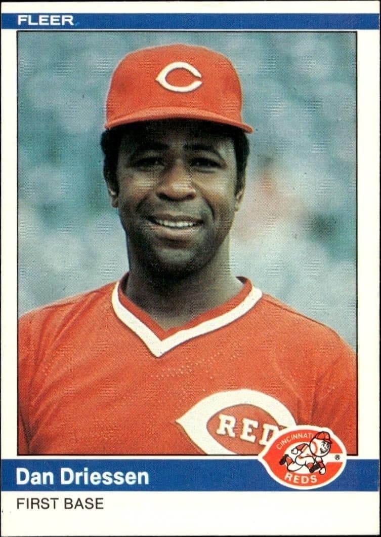 1984 Fleer Dan Driessen #467 trading card