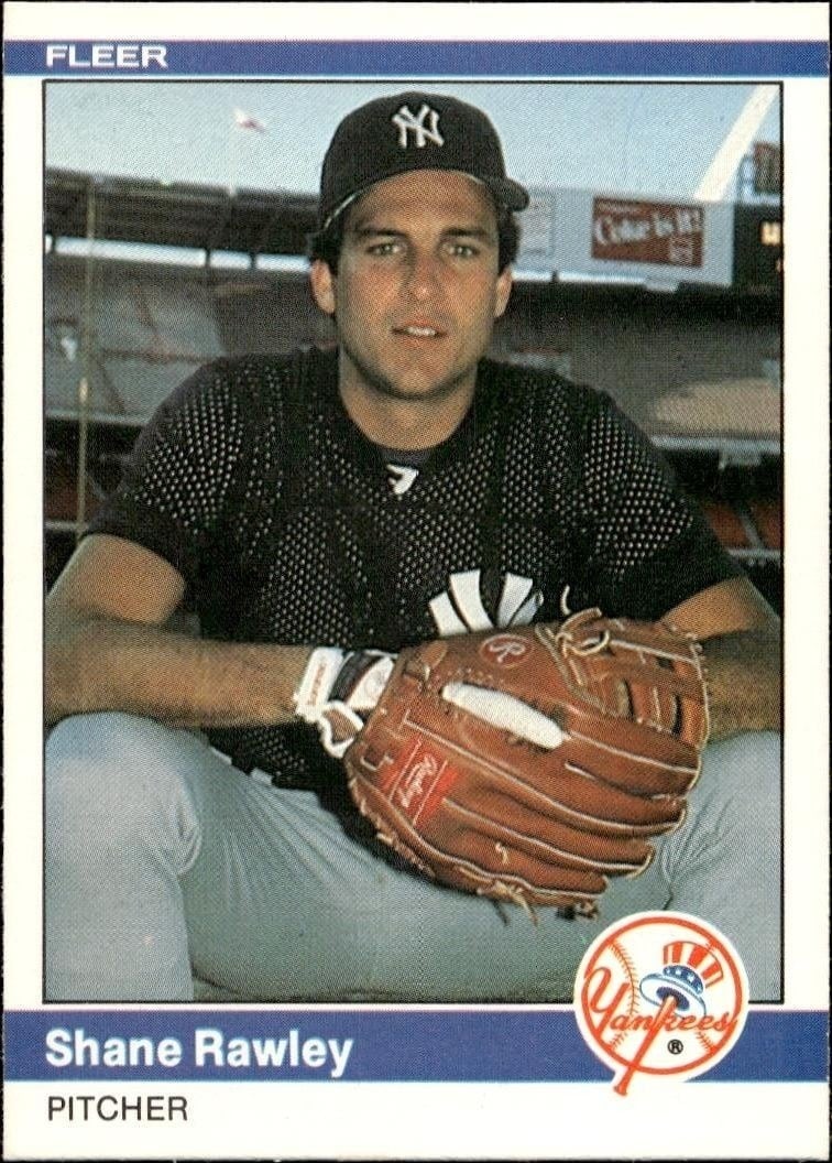 Shane Rawley 1984 Fleer #138 Baseball Trading Card - Front 1984 Fleer Shane Rawley #138 baseball trading card front