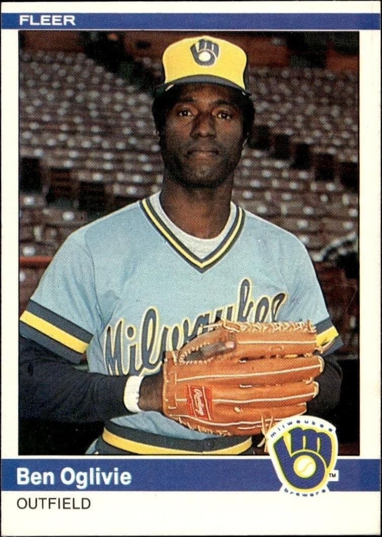 1984 Fleer Ben Oglivie #210 trading card