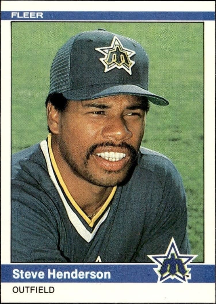1984 Fleer Steve Henderson #612 trading card