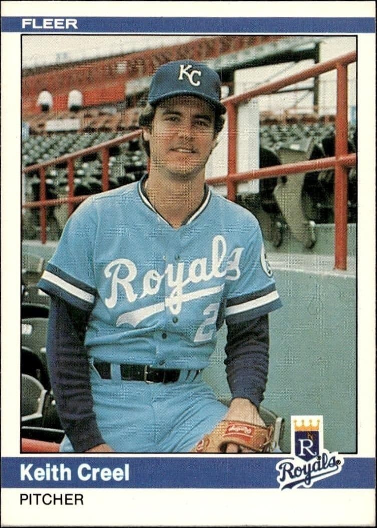 1984 Fleer Keith Creel #346 trading card