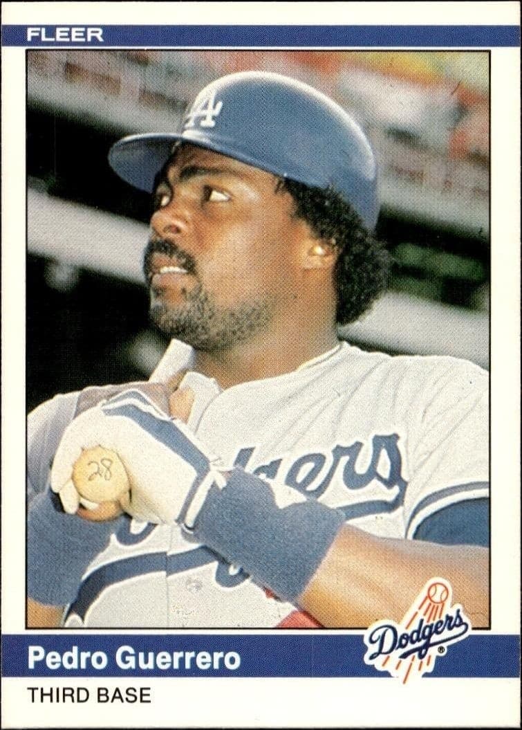 1984 Fleer Pedro Guerrero #100 trading card