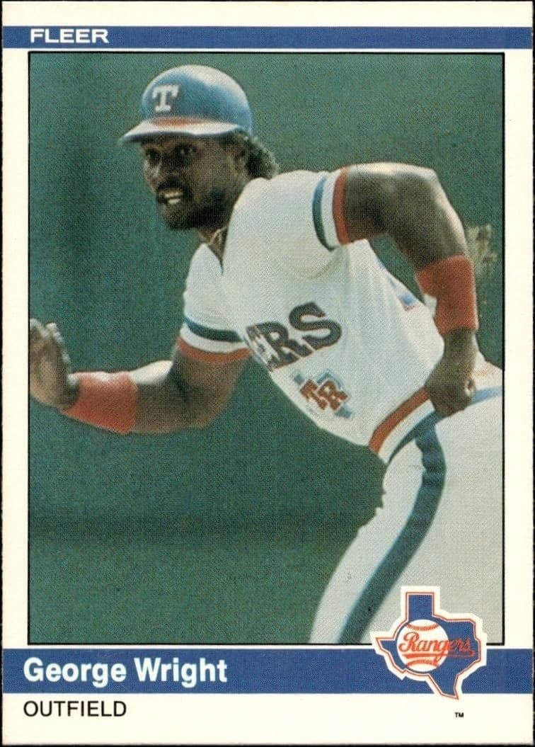 1984 Fleer George Wright #435 trading card