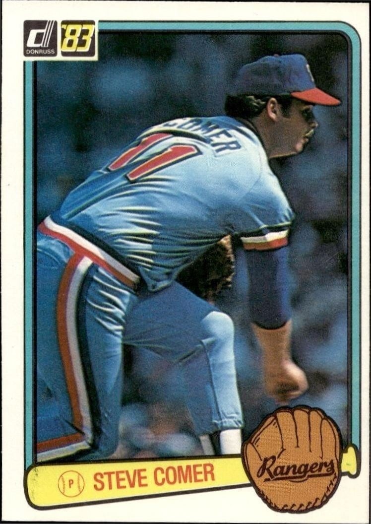 1983 Donruss Steve Comer #163 trading card
