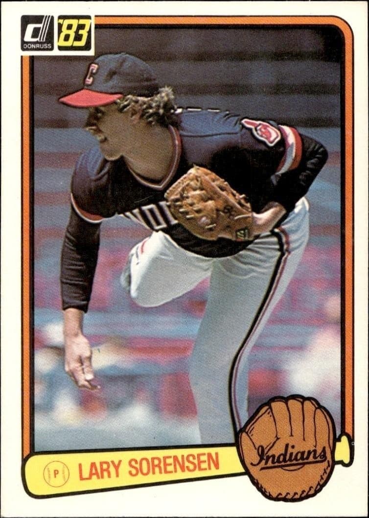 1983 Donruss Lary Sorensen #363 trading card