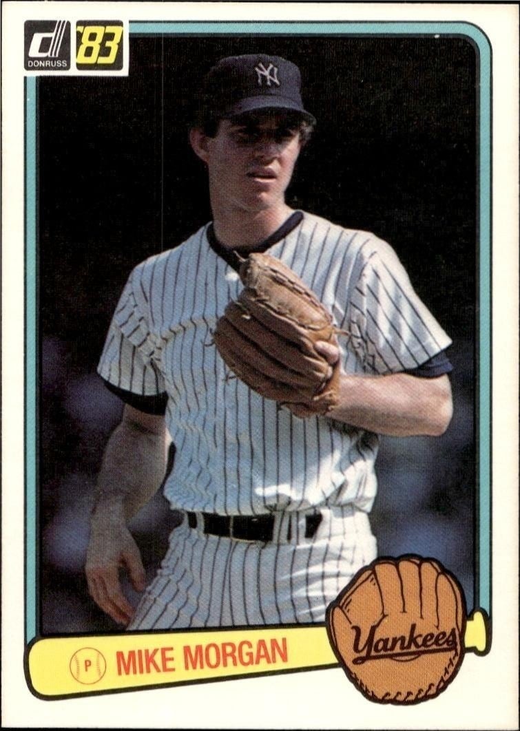 Mike Morgan 1983 Donruss #108 Baseball Trading Card - Front 1983 Donruss Mike Morgan #108 baseball trading card front