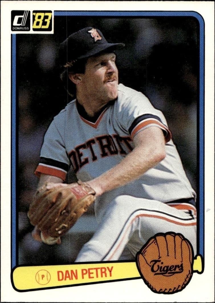1983 Donruss Dan Petry #359 trading card