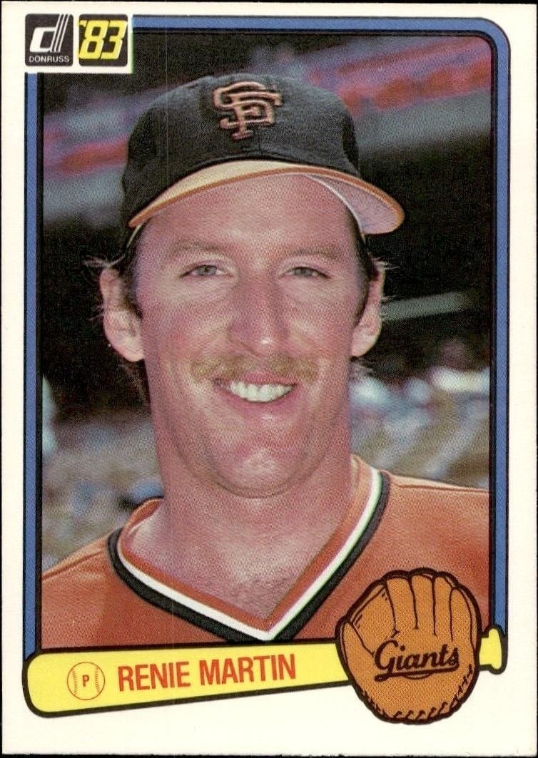 1983 Donruss Renie Martin #272 trading card