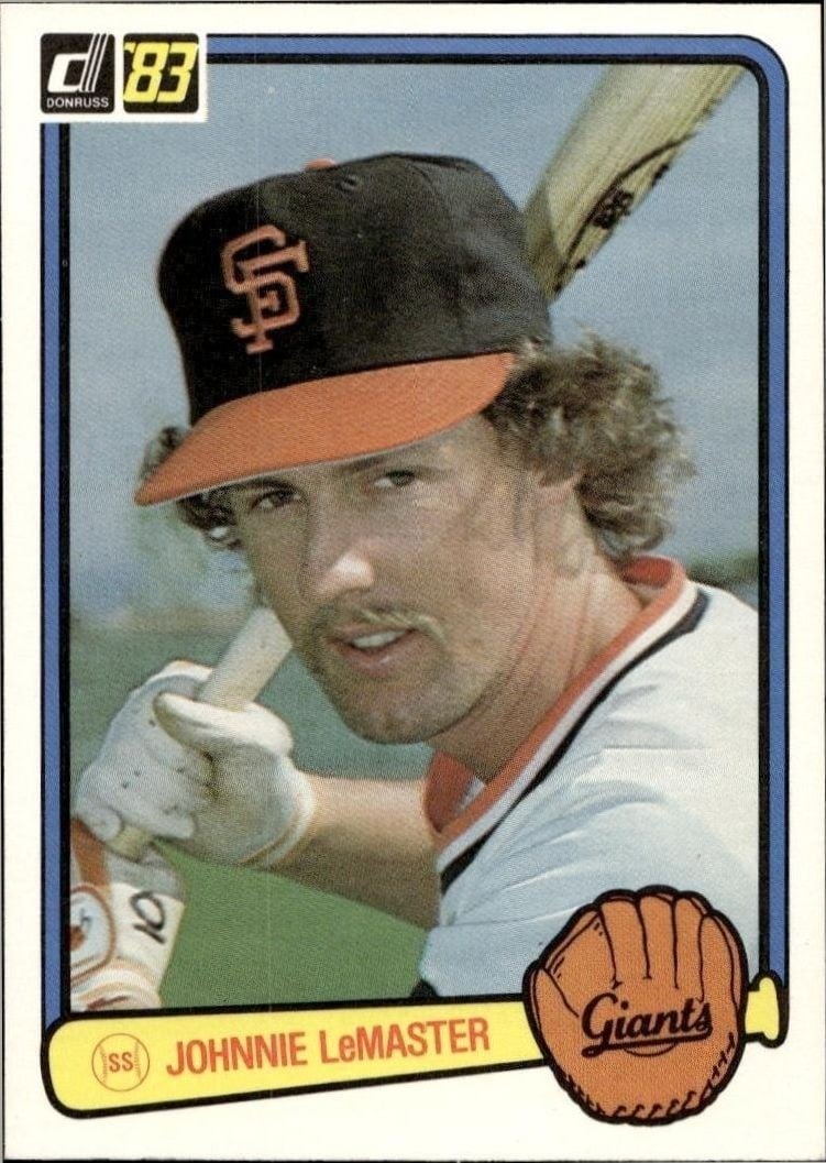 1983 Donruss Johnnie LeMaster #125 trading card