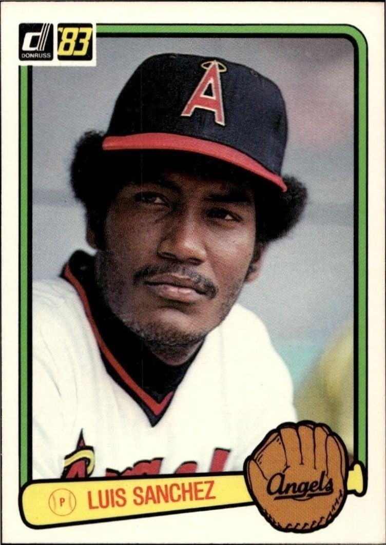 Luis Sanchez 1983 Donruss #519 Baseball Trading Card - Front 1983 Donruss Luis Sanchez #519 baseball trading card front