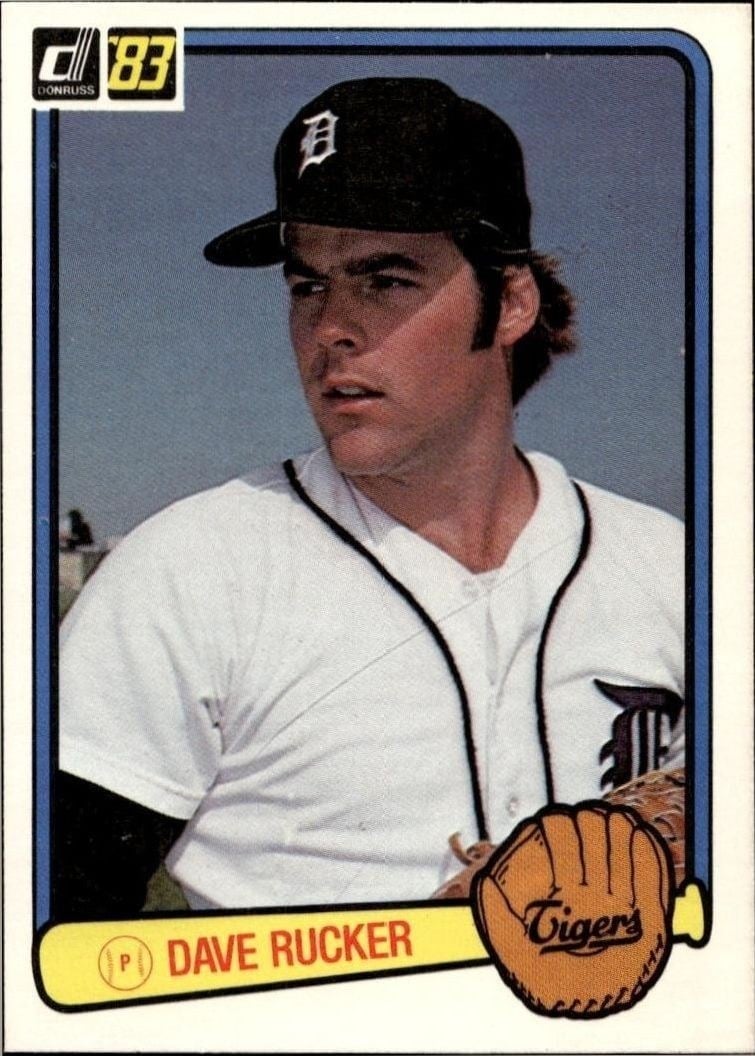 Dave Rucker 1983 Donruss #641 Baseball Trading Card - Front 1983 Donruss Dave Rucker #641 baseball trading card front