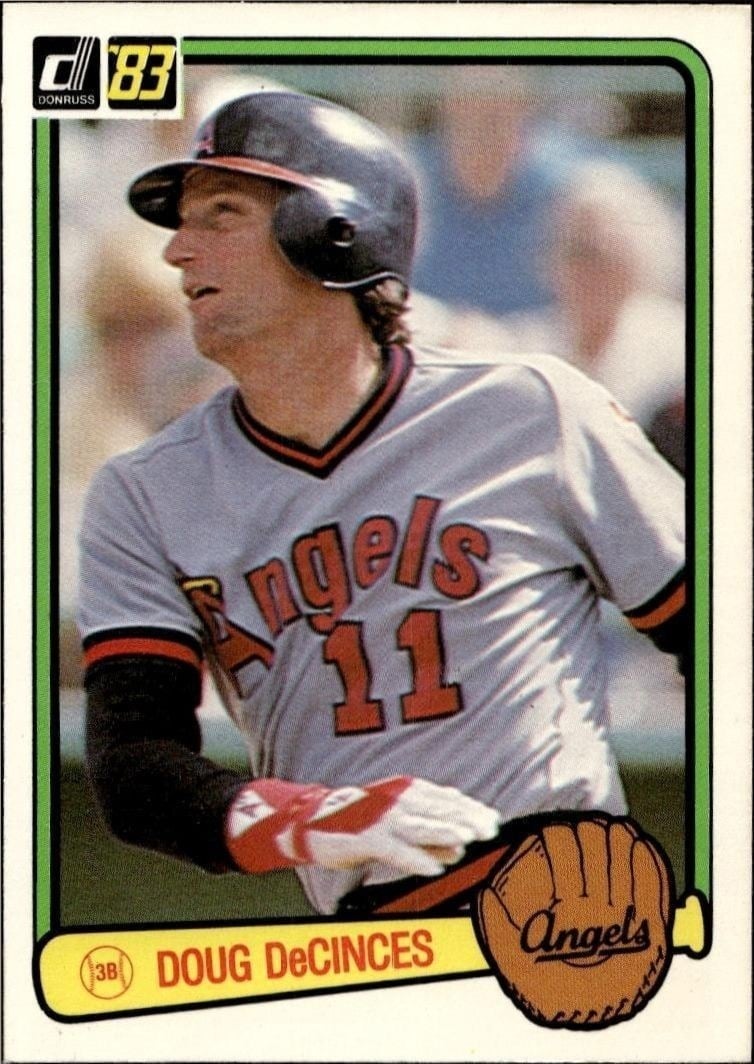 Doug DeCinces 1983 Donruss #216 Baseball Trading Card - Front 1983 Donruss Doug DeCinces #216 baseball trading card front