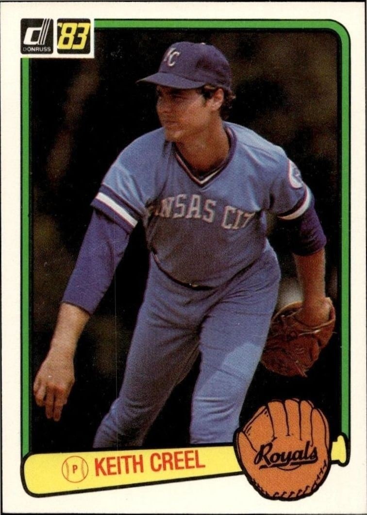 Keith Creel 1983 Donruss #574 Baseball Trading Card - Front 1983 Donruss Keith Creel #574 baseball trading card front
