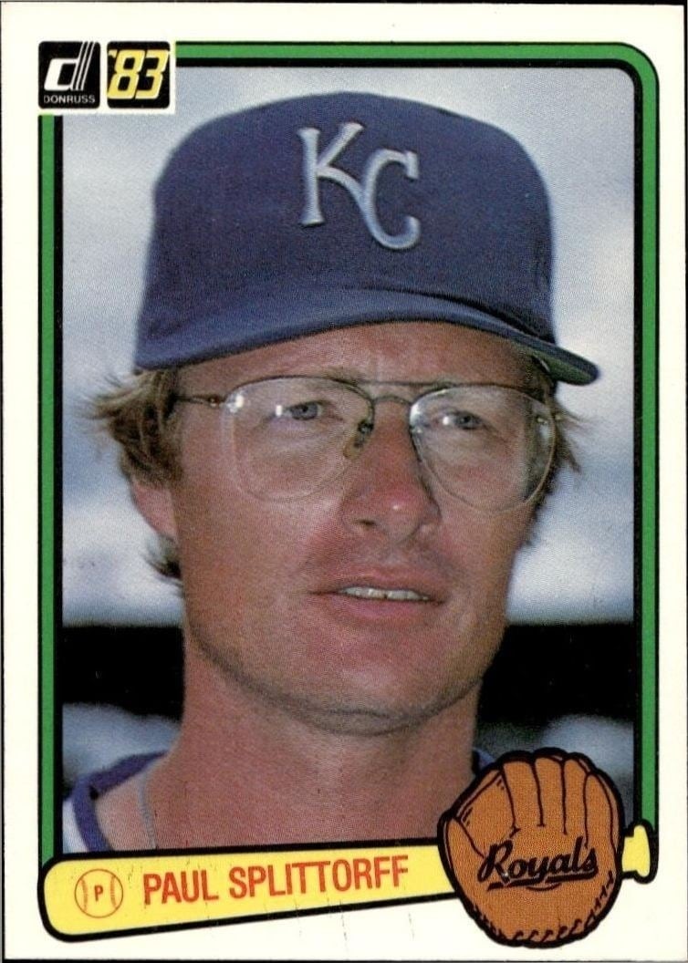 1983 Donruss Paul Splittorff #286 trading card