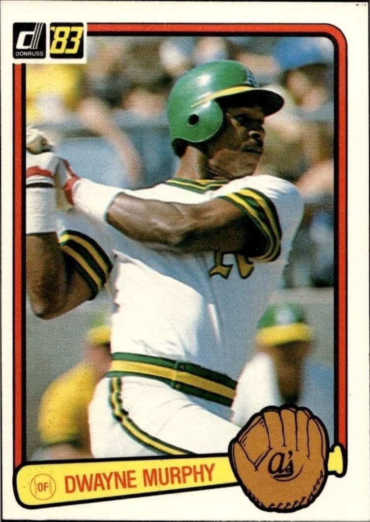 1983 Donruss Dwayne Murphy #161 trading card