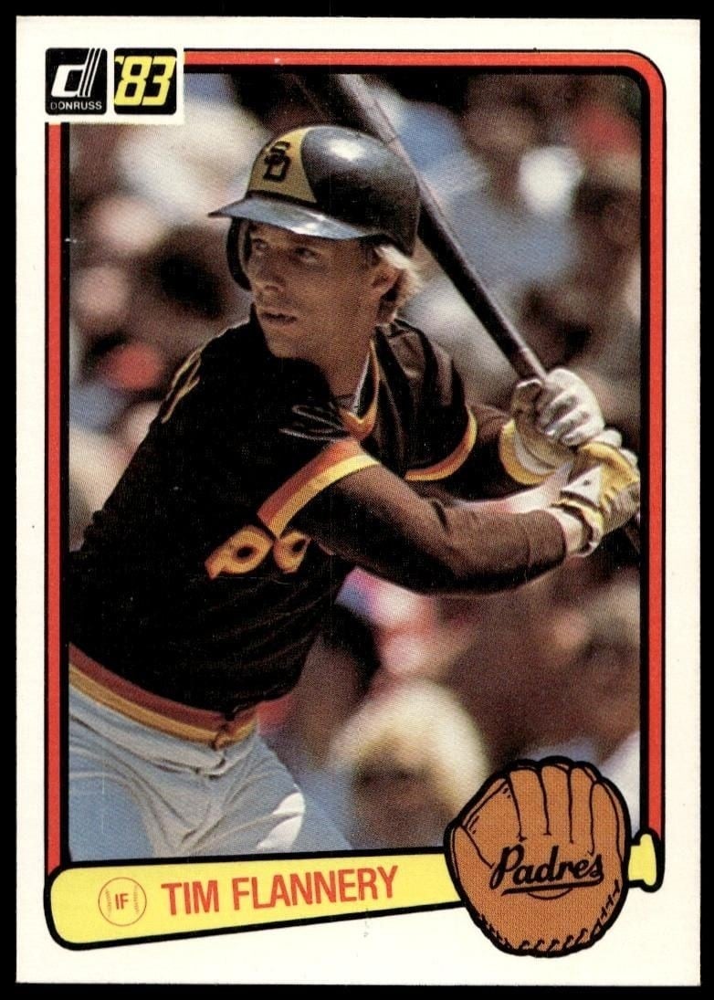 Tim Flannery 1983 Donruss #472 Baseball Trading Card - Front 1983 Donruss Tim Flannery #472 baseball trading card front