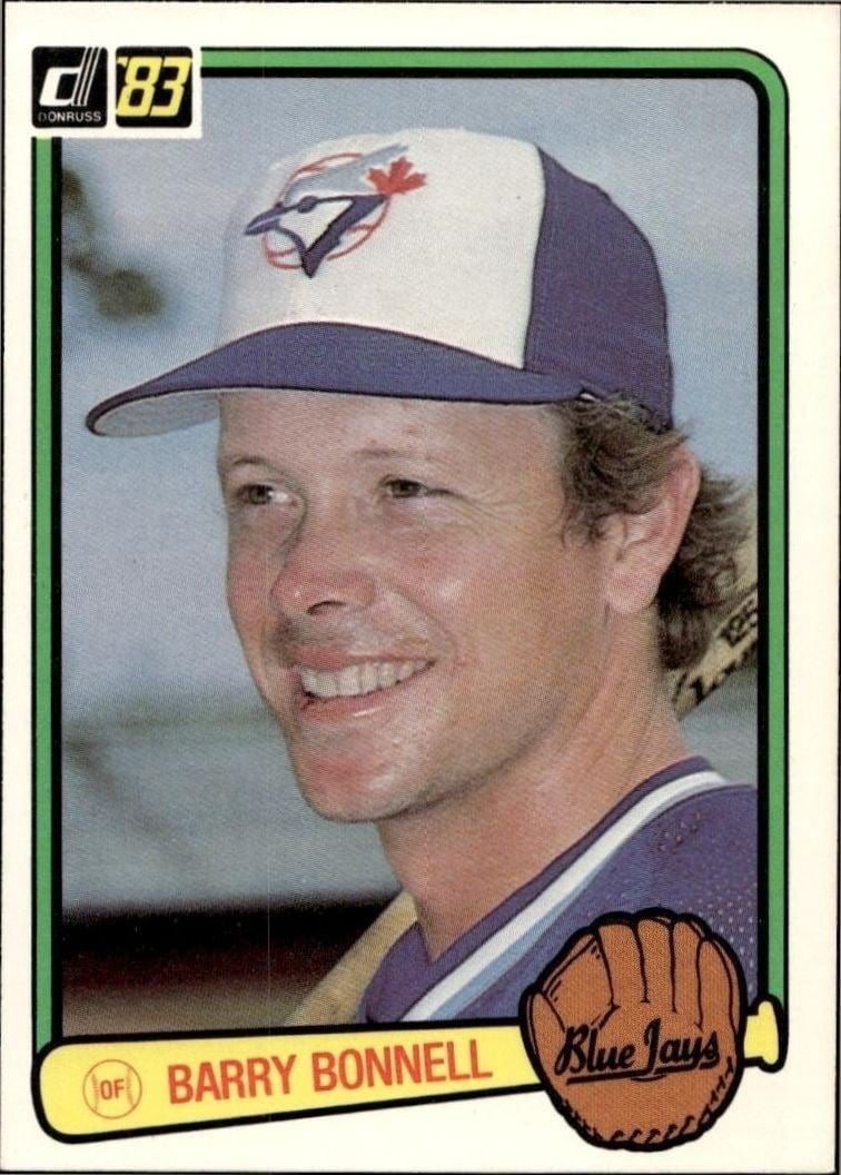 Barry Bonnell 1983 Donruss #430 Baseball Trading Card - Front 1983 Donruss Barry Bonnell #430 baseball trading card front