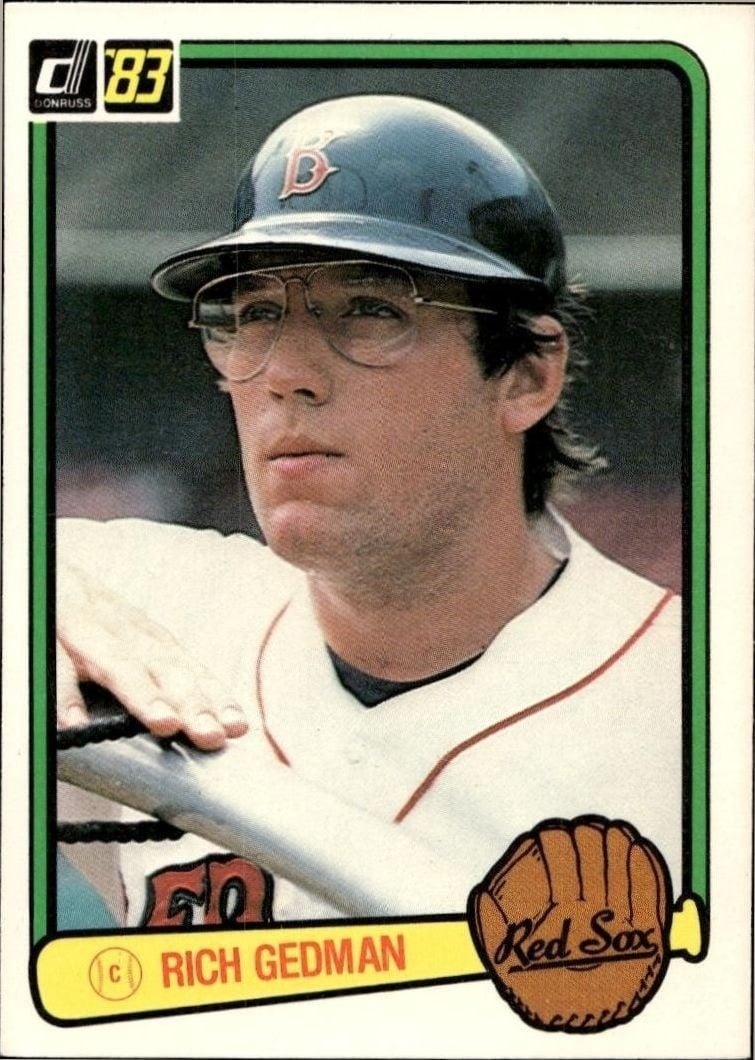 Rich Gedman 1983 Donruss #156 Baseball Trading Card - Front 1983 Donruss Rich Gedman #156 baseball trading card front