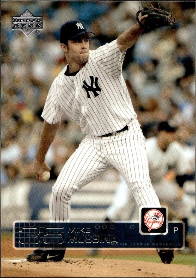 Mike Mussina 2003 Upper Deck #133 Baseball Trading Card - Front 2003 Upper Deck Mike Mussina #133 baseball trading card front