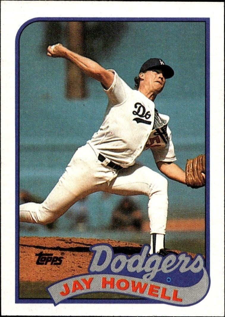 Jay Howell 1989 Topps #425 Baseball Trading Card - Front 1989 Topps Jay Howell #425 baseball trading card front