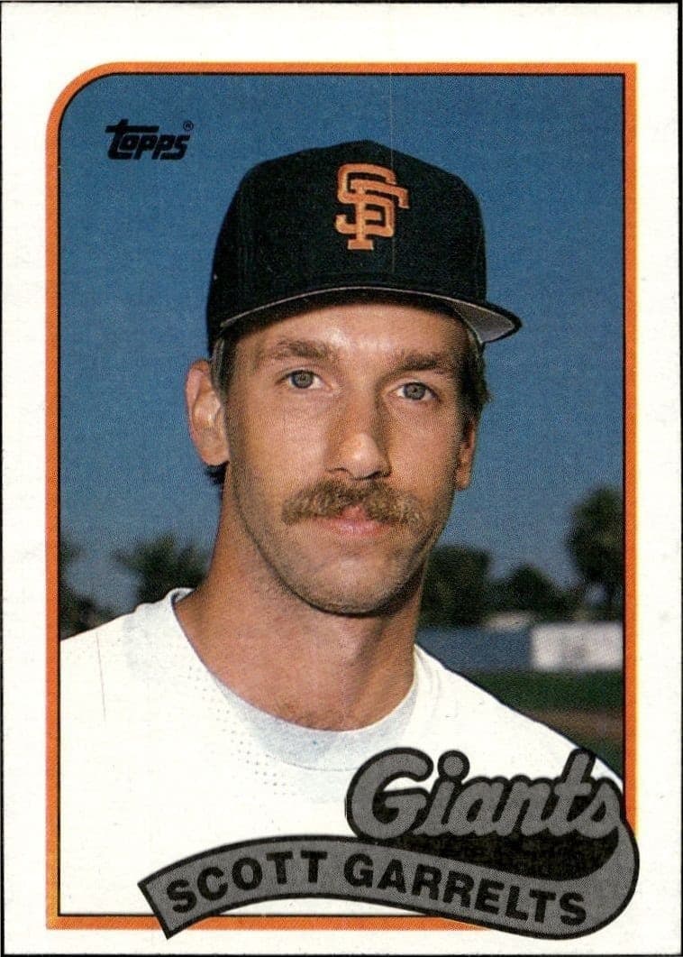 1989 Topps Scott Garrelts #703 trading card