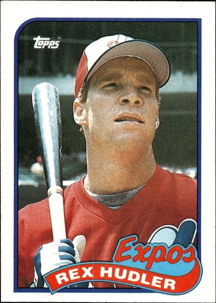 1989 Topps Rex Hudler #346 trading card