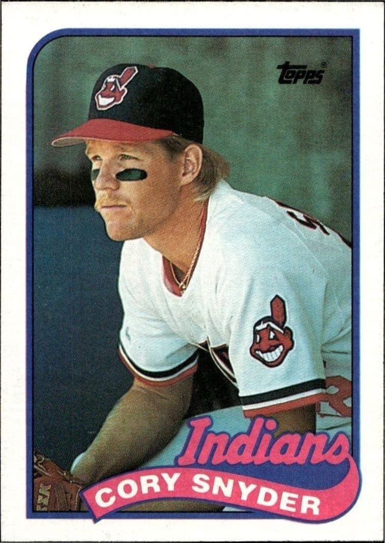 1989 Topps Cory Snyder #80 trading card