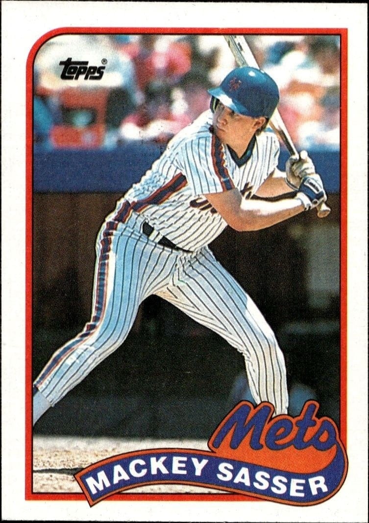 1989 Topps Mackey Sasser #457 trading card