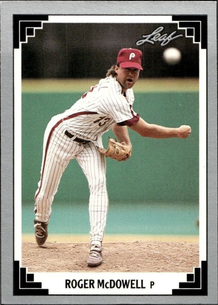 1991 Leaf Roger McDowell #410 trading card