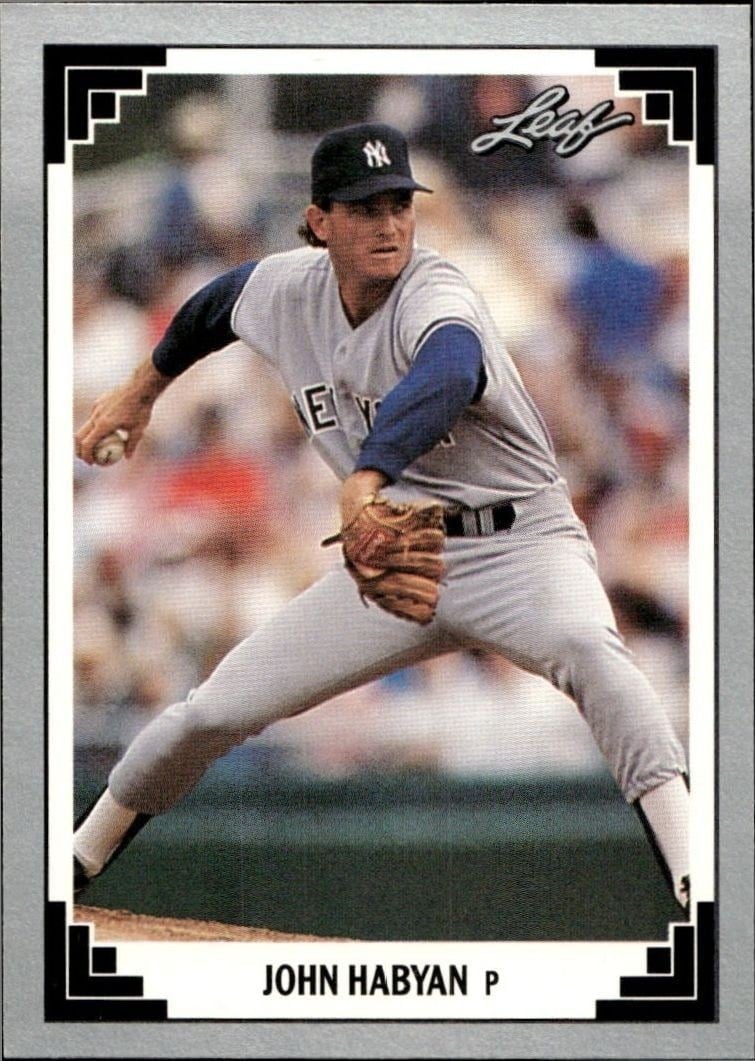 1991 Leaf John Habyan #480 trading card
