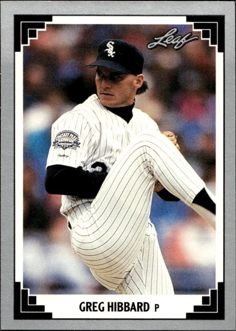 1991 Leaf Greg Hibbard #438 trading card