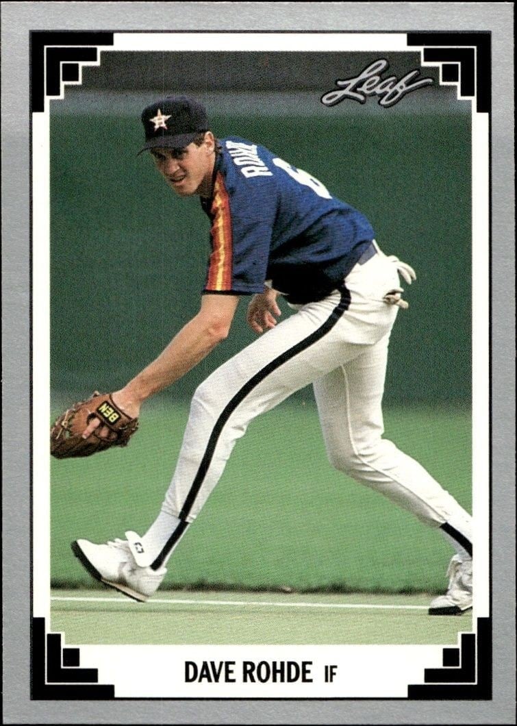 1991 Leaf Dave Rohde #424 trading card