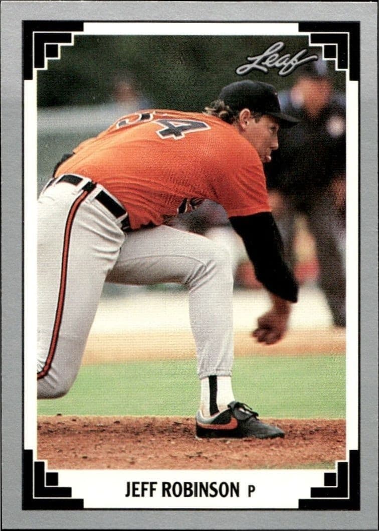 1991 Leaf Jeff Robinson #464 trading card