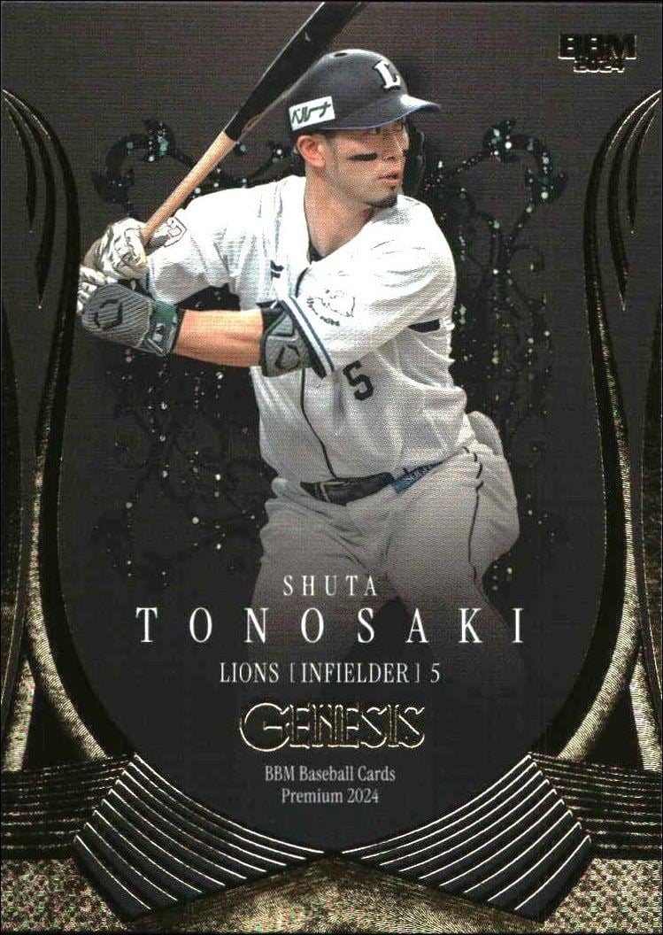 Shuta Tonosaki 2024 Baseball Magazine Genesis #94 Baseball Trading Card - Front 2024 Baseball Magazine Genesis Shuta Tonosaki #94 baseball trading card front