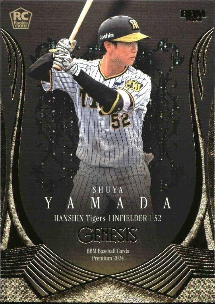 Shuya Yamada 2024 Baseball Magazine Genesis #6 Baseball Trading Card - Front 2024 Baseball Magazine Genesis Shuya Yamada #6 baseball trading card front